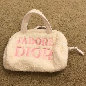 dior fluffy bag